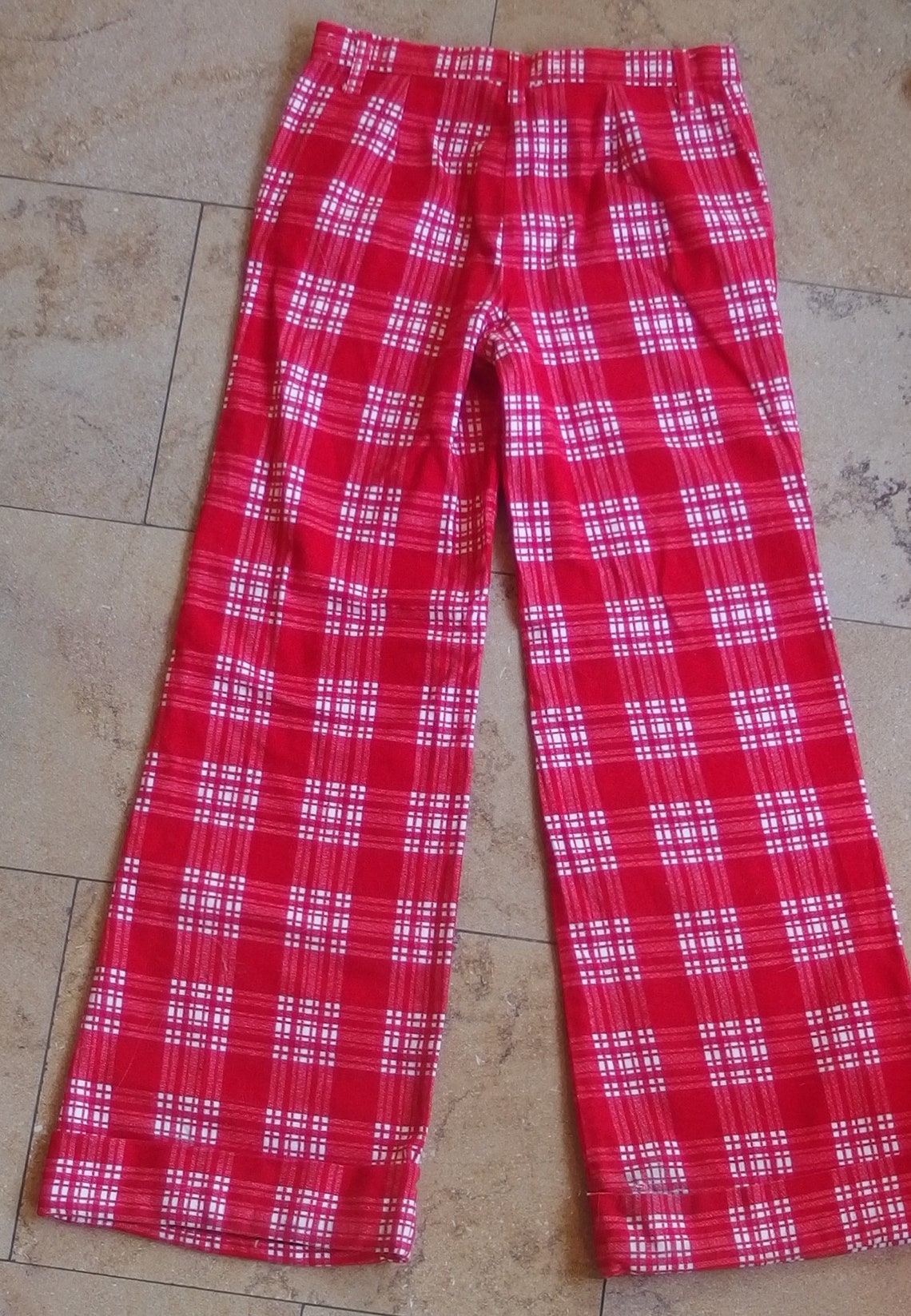 red corduroy bell bottoms