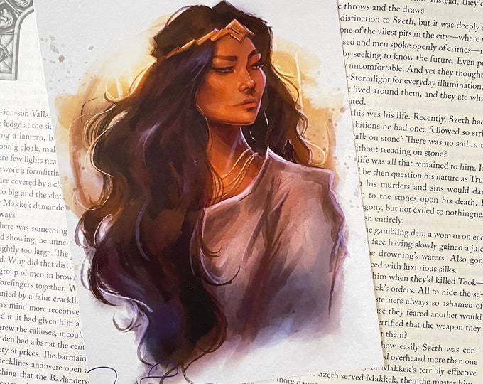 The Queen, Jasnah Kholin inspired, Cosmere inspired print