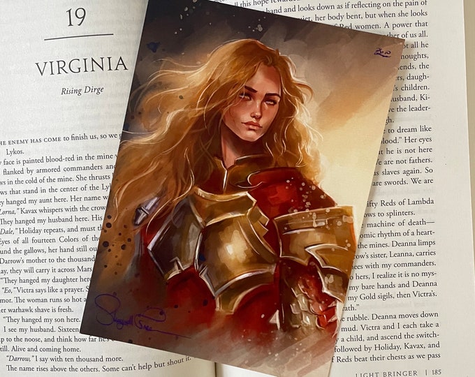 Lionheart, Red Rising inspired print, Mustang