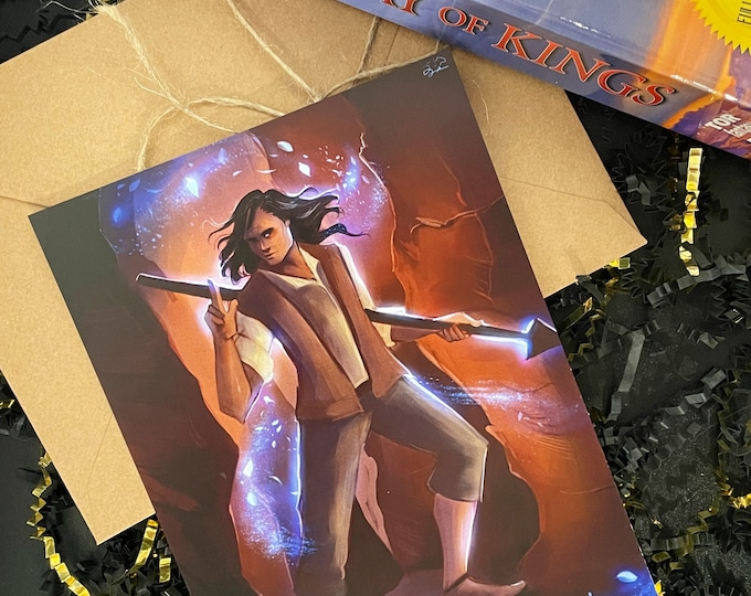 In the Chasms, Kaladin inspired art print