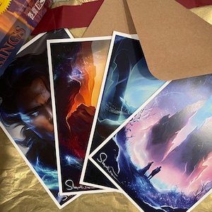 Environments art print bundle, Cosmere inspired, Stormlight archive inspired