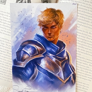 The Duelist, Adolin Kholin inspired, Cosmere inspired print