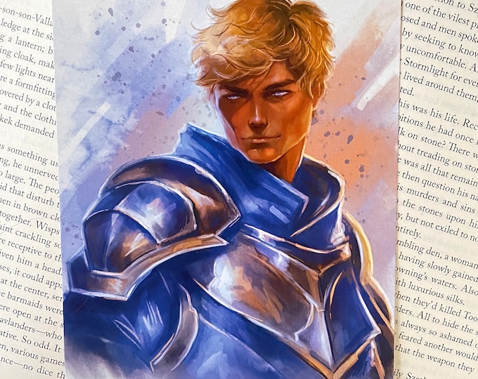 The Duelist, Adolin Kholin inspired, Cosmere inspired print