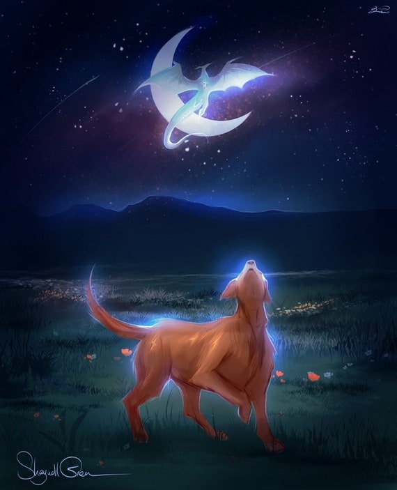 The Dog and the Dragon Poster - Etsy