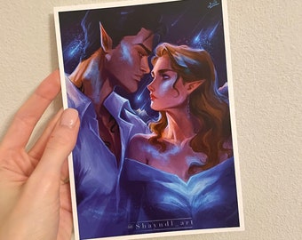 Stars Falling, ACOTAR inspired fanart