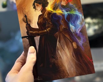 Sisters, Warbreaker inspired, Cosmere inspired art print