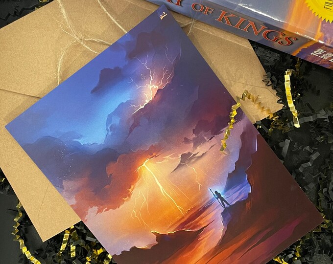 Braving the Storm, Stormlight Inspired, Cosmere Inspired Print - Etsy