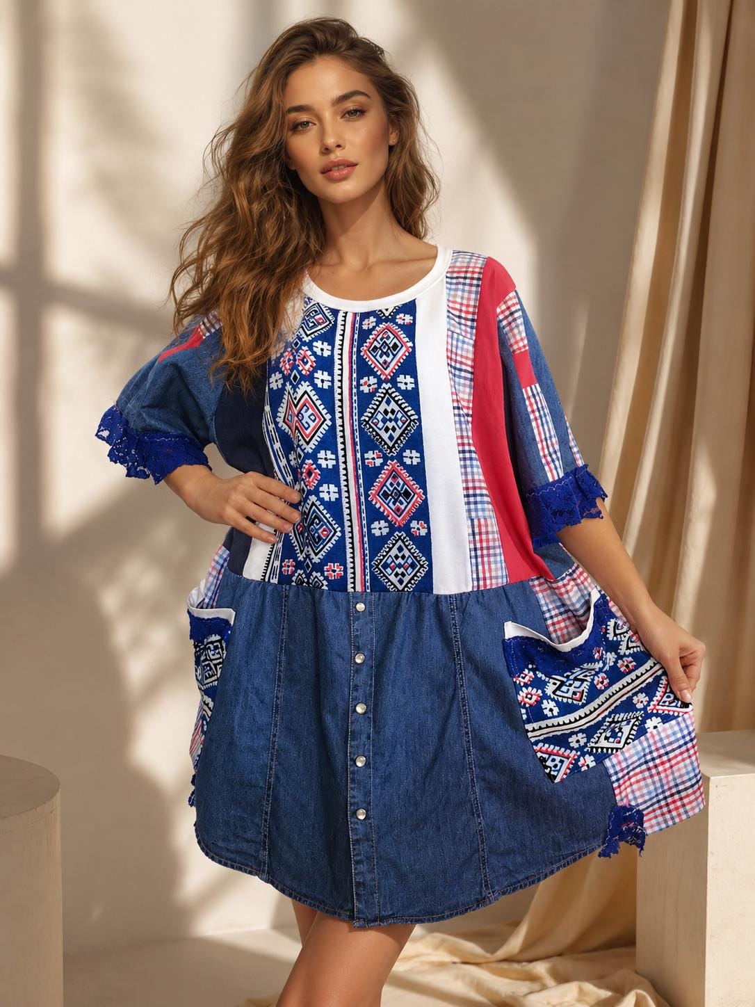 floral blue dress maxi Baltic Born Womens Mikaela Maxi Dress | Blue Floral