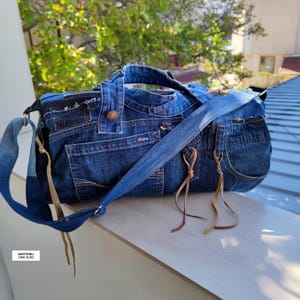 【ROMANTIC CROWN】25SS★ DENIM BARREL BAG Denim Barrel Bag - Etsy