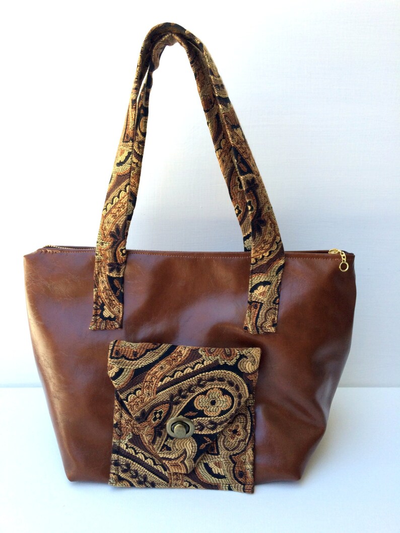 Affordable leatherlook handbag casual purse Etsy Nederland