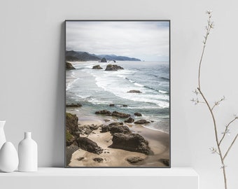 Wall Art Beach Wall Art Photography Print Ocean Photo Oregon Coast Wall Art Photography Gift Wall Art Living Room Bedroom Home Decor