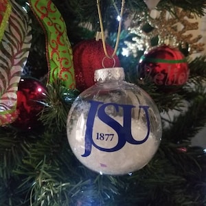 Jackson State Christmas Ornament, SWAC Ornament, HBCU Ornament, Swac, Hbcu