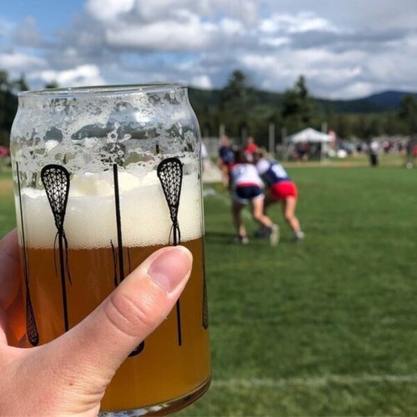 Screen Printed Pint Glass Etsy