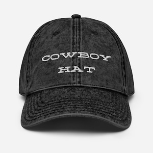 Cowboy Hat // Dad Cap // Baseball Cap // Western Hat // Western Fashion // Funny Hat