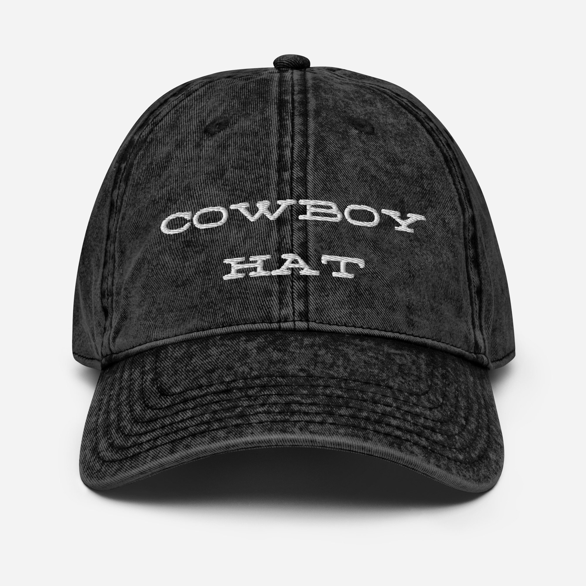 Cappello Western In Pelle Nera Fatto A Mano – Stile Arthur Morgan – Tutte Le Taglie