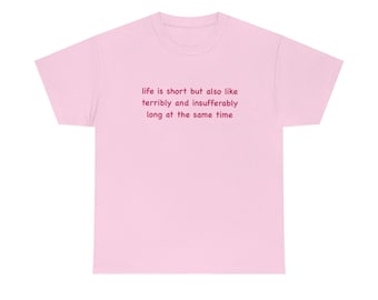 The Toothbrush Revelation // Jenna Marbles Shirt // Life is Short // Jenna Marbles // Dink Shirt // Jenna Marbles Merch