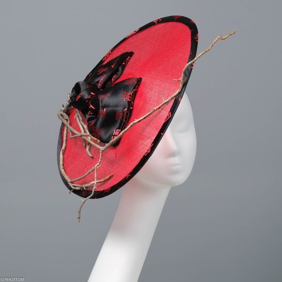 Oriental Style Saucer Hat Buy New Chinese Style White/red/green Retro Disc Saucer  main image 2
