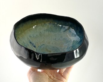 Glossy Black Bowl