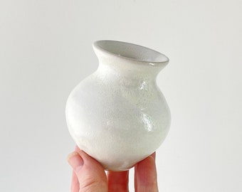 Small White Vase