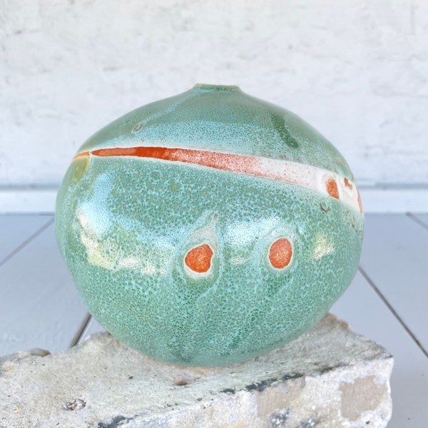 Large Round Vase Etsy