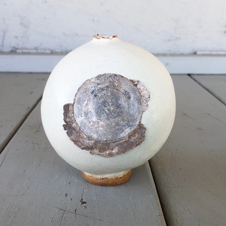 White Vase Round Vase