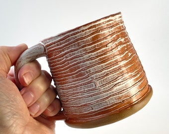 Handcrafted Mug, Textured Mug