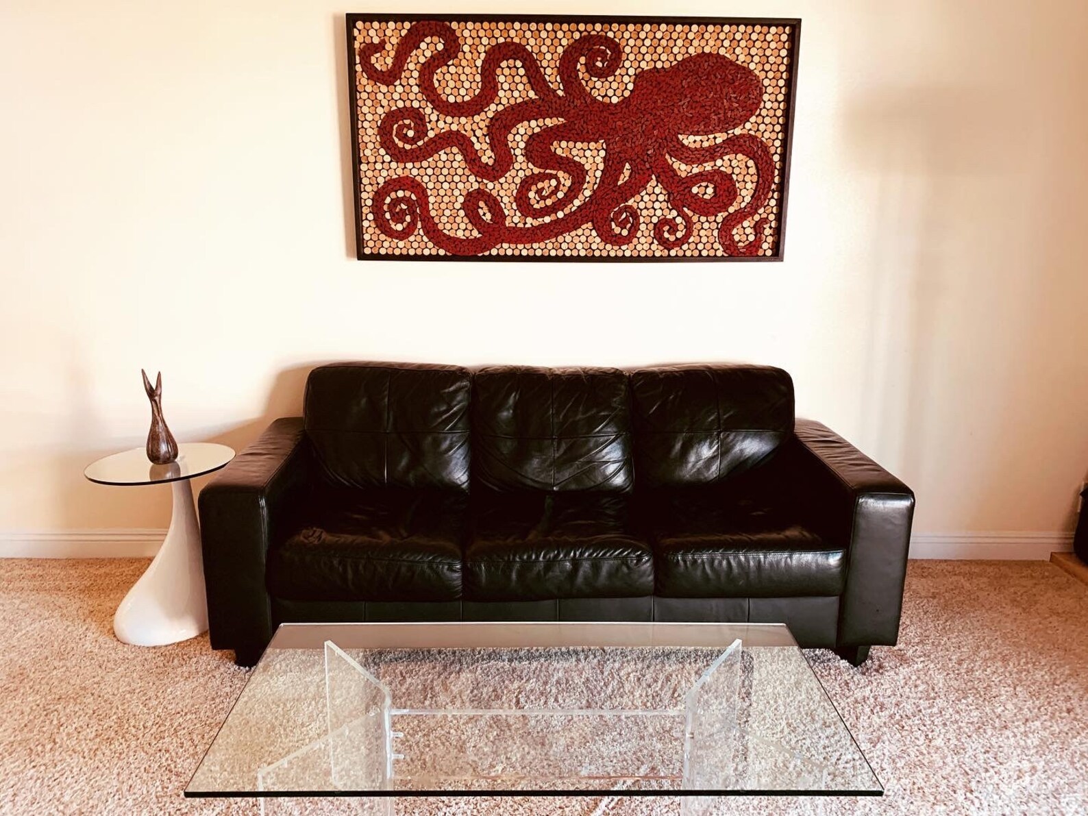 Recycled Wine Cork Octopus Sculpture Wall Art Hotel Lobby Art Etsy