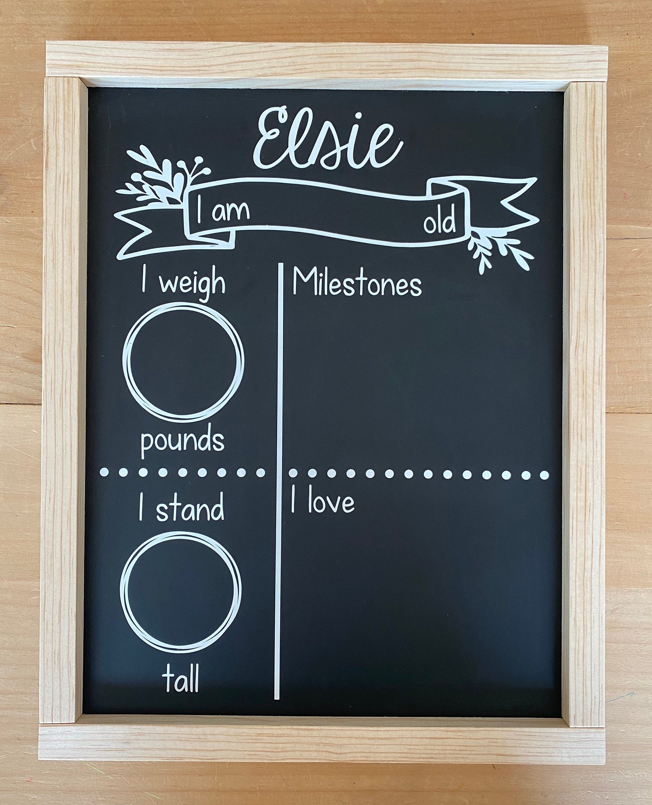 Chalkboard Chalk Marker Baby Monthly Milestone Liquid Chalk Marker Erasable  Milestone Blackboard/Whiteboard Applicable
