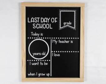 Last Day of School Chalkboard