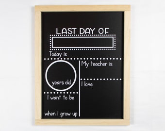 Last Day of School Chalkboard