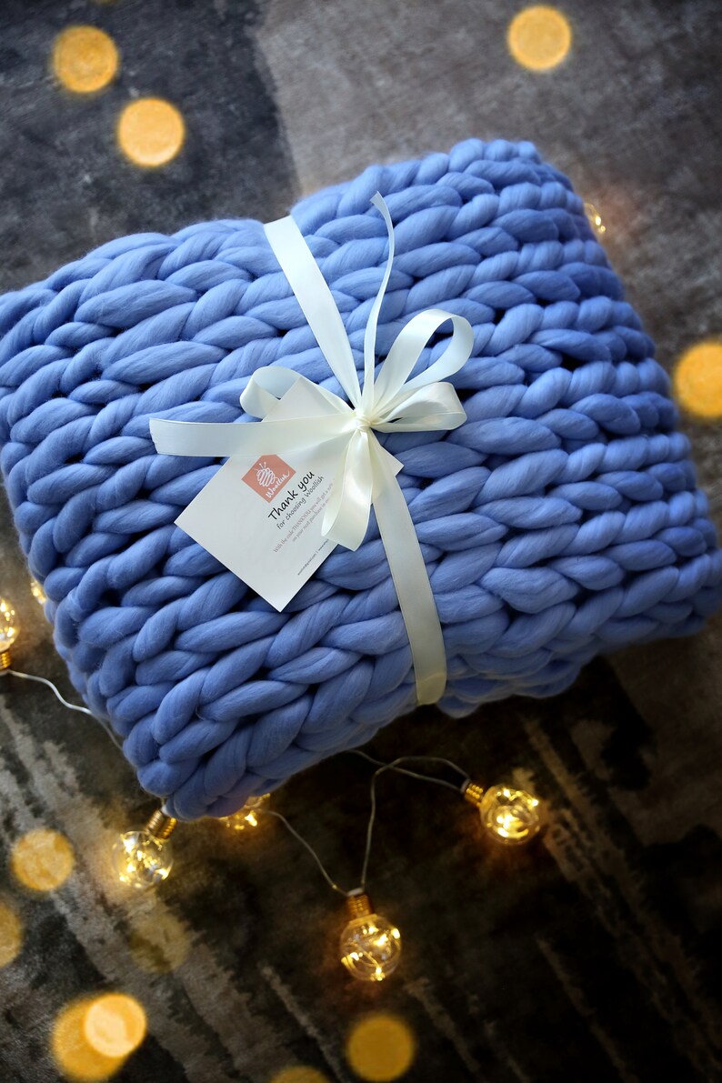 Merino Wool Blanket Newborn Knit Blanket Newborn Photo Prop Etsy