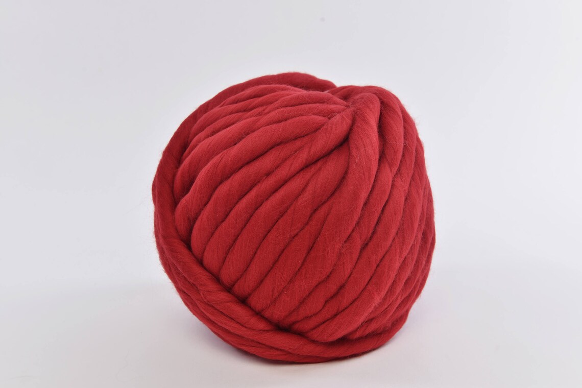 Big Yarn Super Chunky Wool Giant Chunky Yarn Merino Wool Giant Etsy