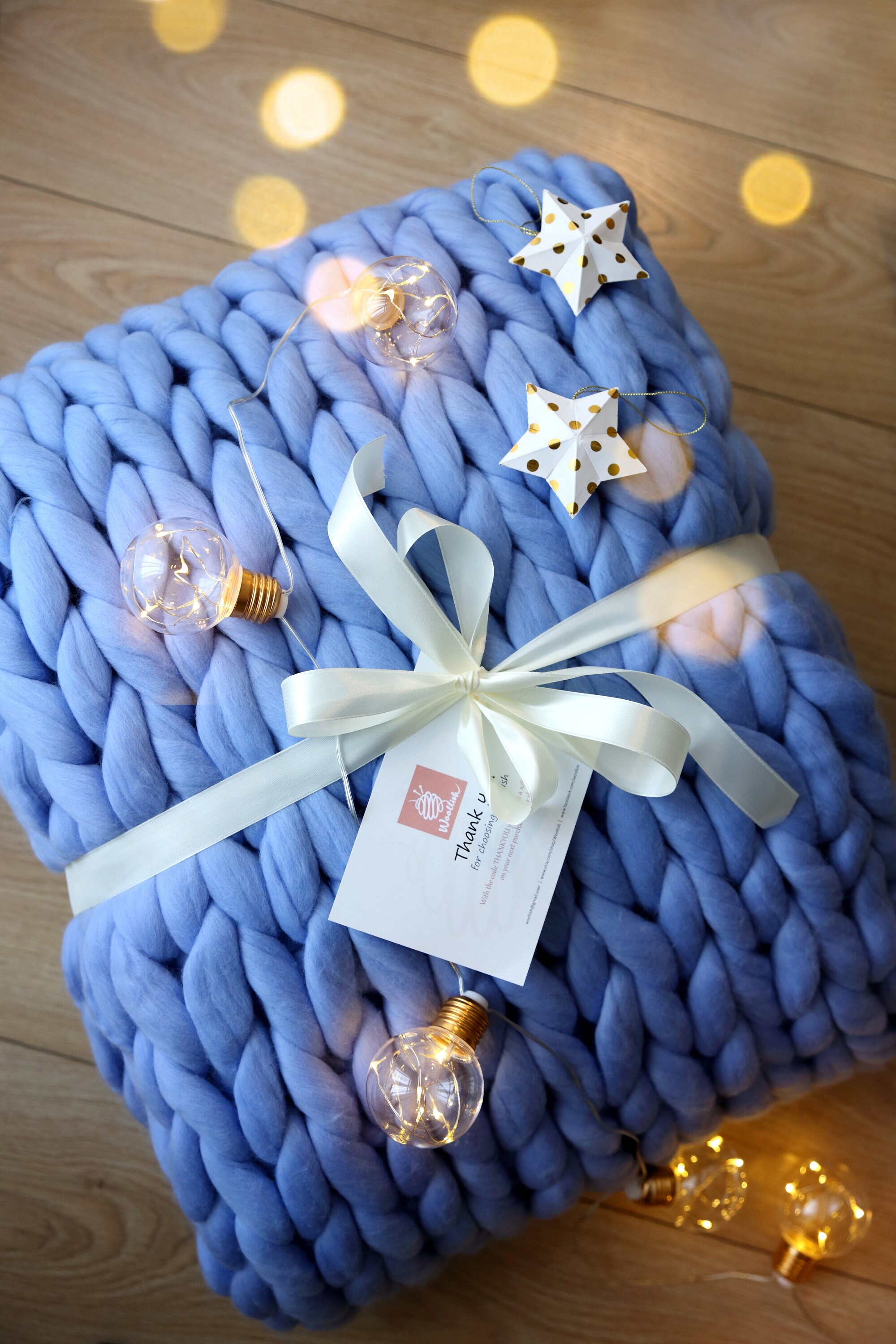 Chunky Blanket Merino Wool Blanket Arm Knit Throw Pure Merino Etsy