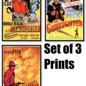 Wild Old West, Movie Poster Prints, Westerns, Peck, Reagan