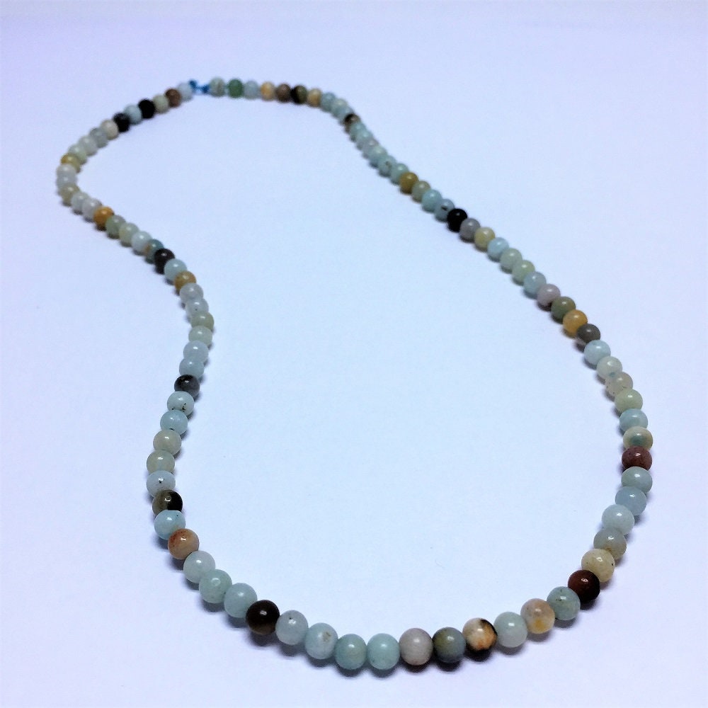 4mm Mixed Amazonite Gemstone Beads. Full 15 Strand of - Etsy