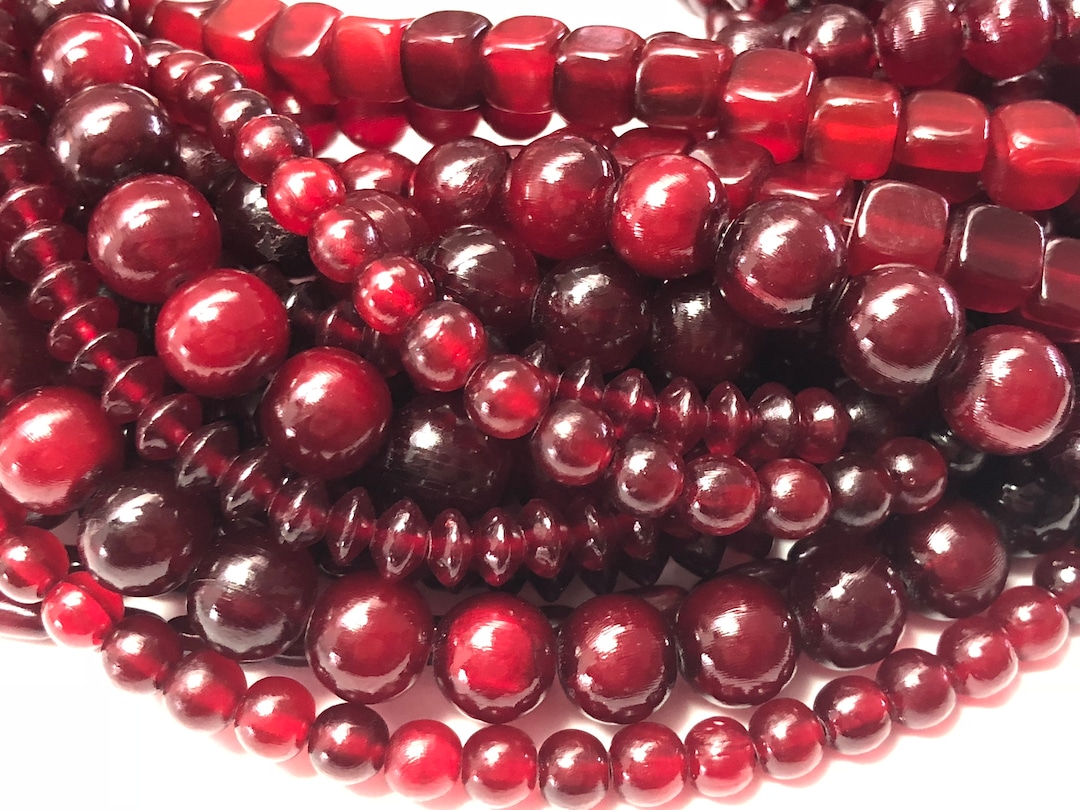 【HYERES LOR】24SS★ BR(W) Ball Pearl & Carnelian Beads NC Preciosa Pearls Crystal Lavender