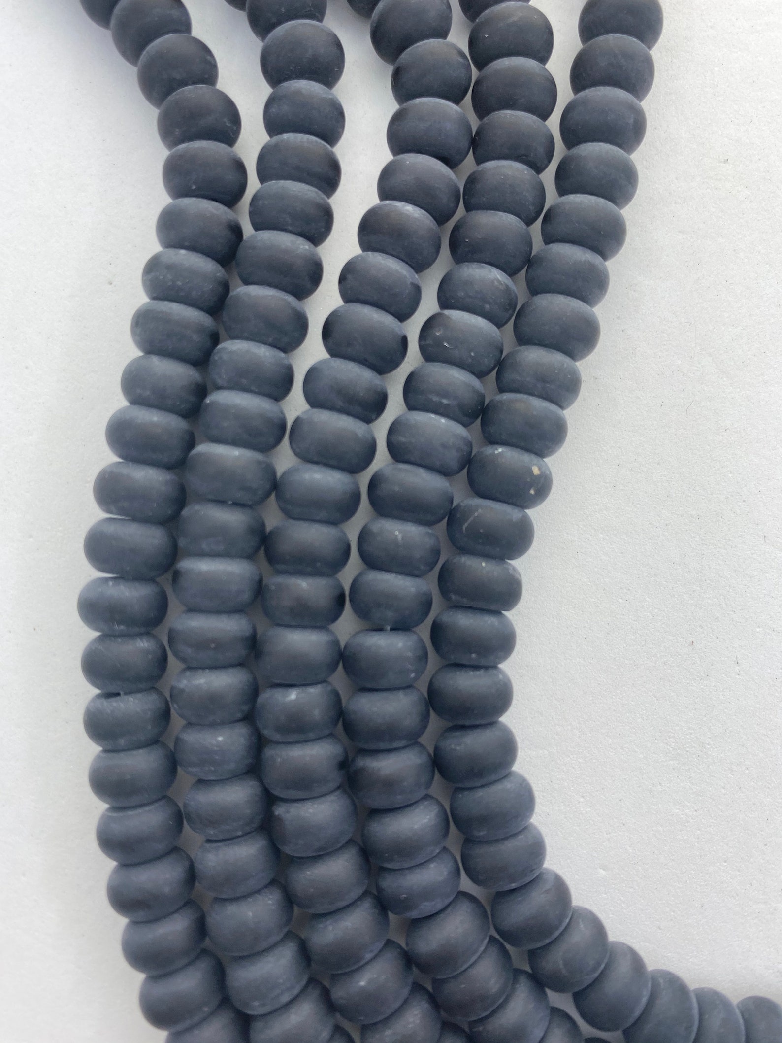 Wholesale Synthetic Black Stone Beads Strands