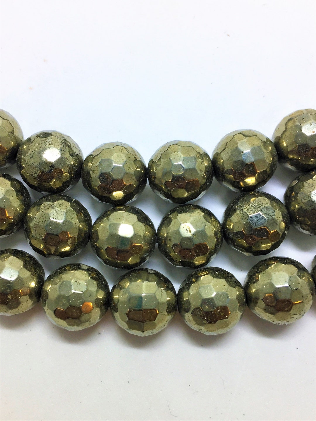 Collier De Perles Rondes à Facettes En TOURMALINE Multicolore, Pierres