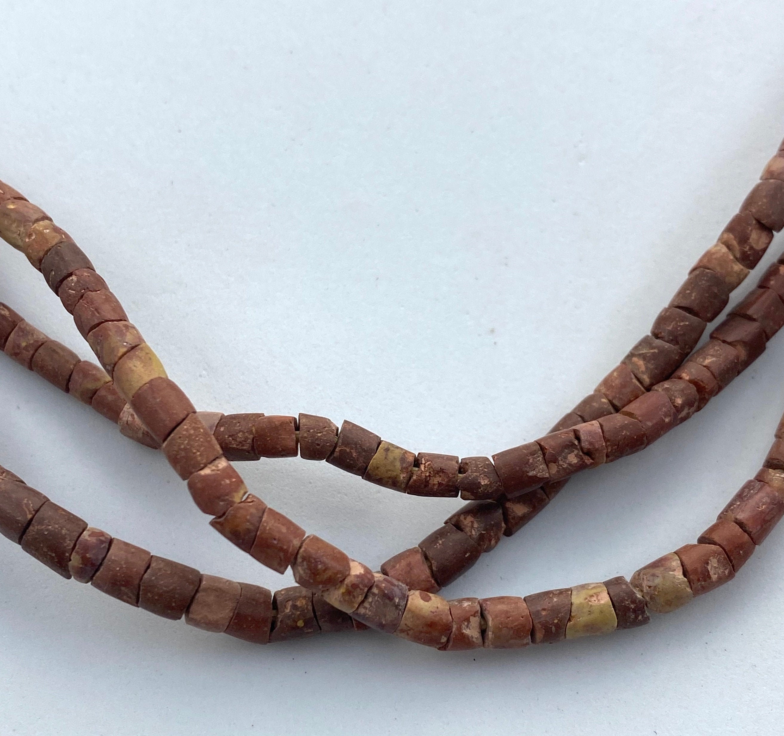 56mm Vintage African Bauxite Heishi Beads. 20 Strand of Etsy