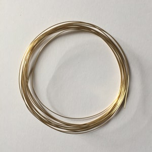 14K Gold Filled Wire. 24 gauge Soft Round wire. 10 foot bulk packages.