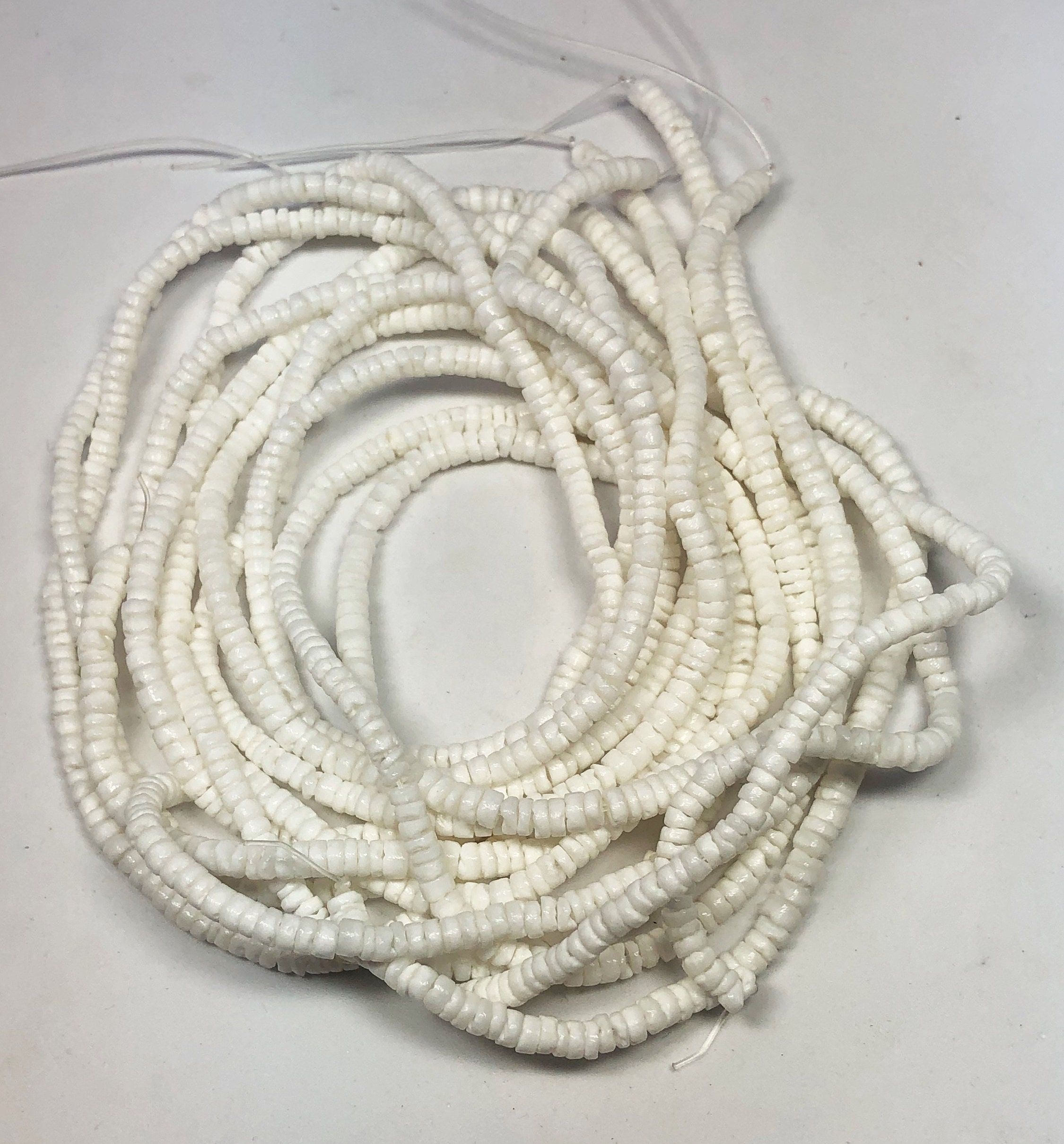 Smooth Silver Heishi Beads (3mm) - The Bead Chest