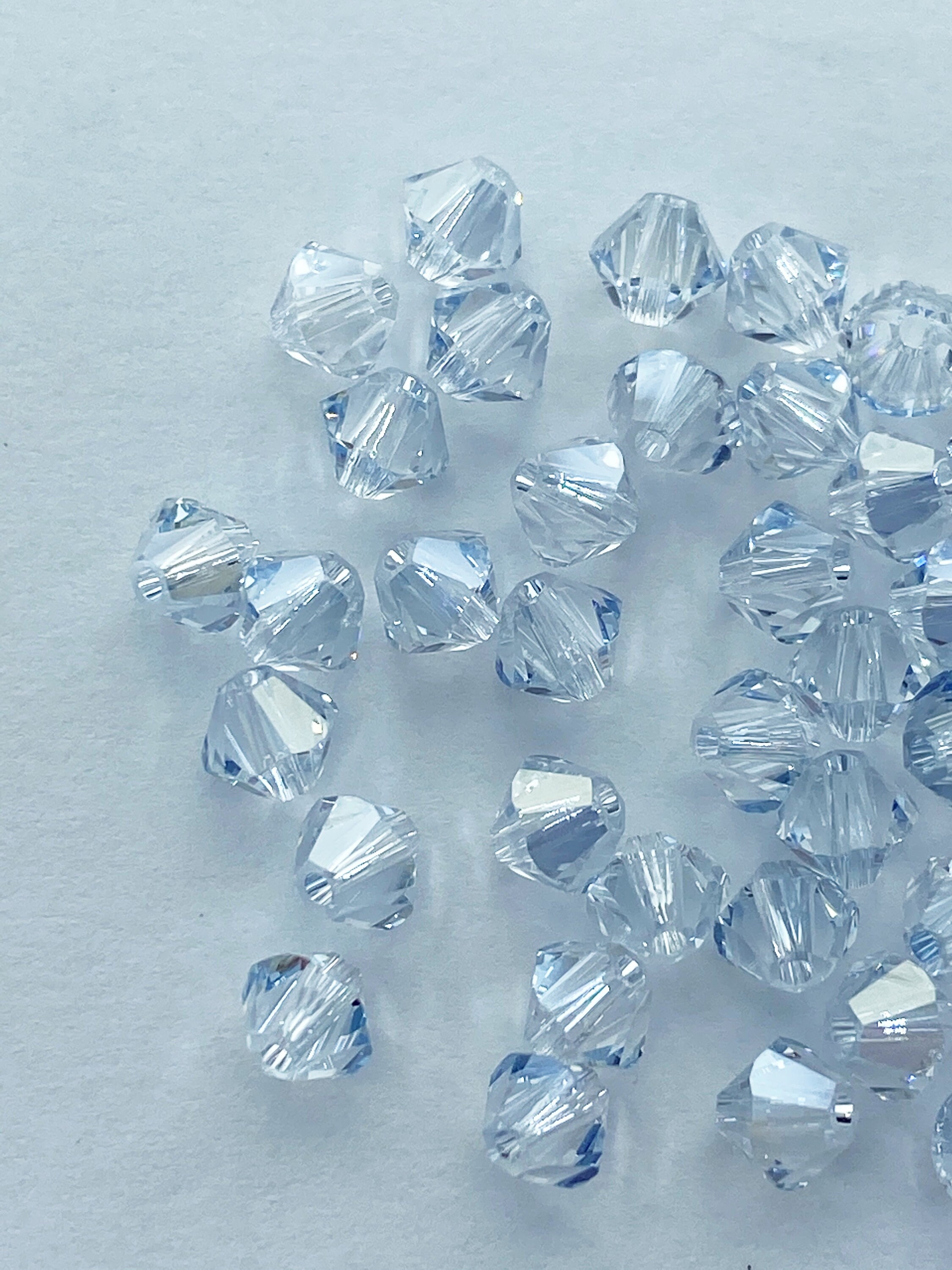 Crystal Blue Shade 4mm Bicone SWAROVSKI® Crystal Beads 5301 - Etsy