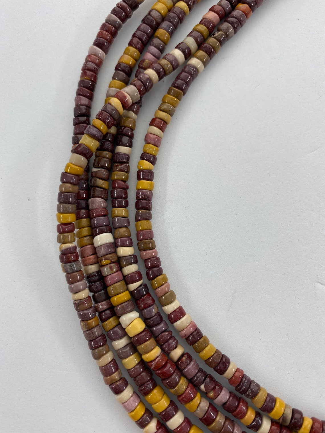 4mm Heishi Mookaite Gemstone Beads. 15 Strand of Heishi Cut Etsy