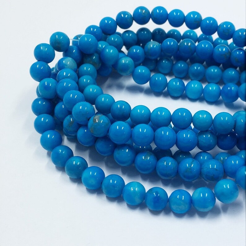 Strand 48 8mm Dark Grey Black Stone Matte Plain Round Beads UK