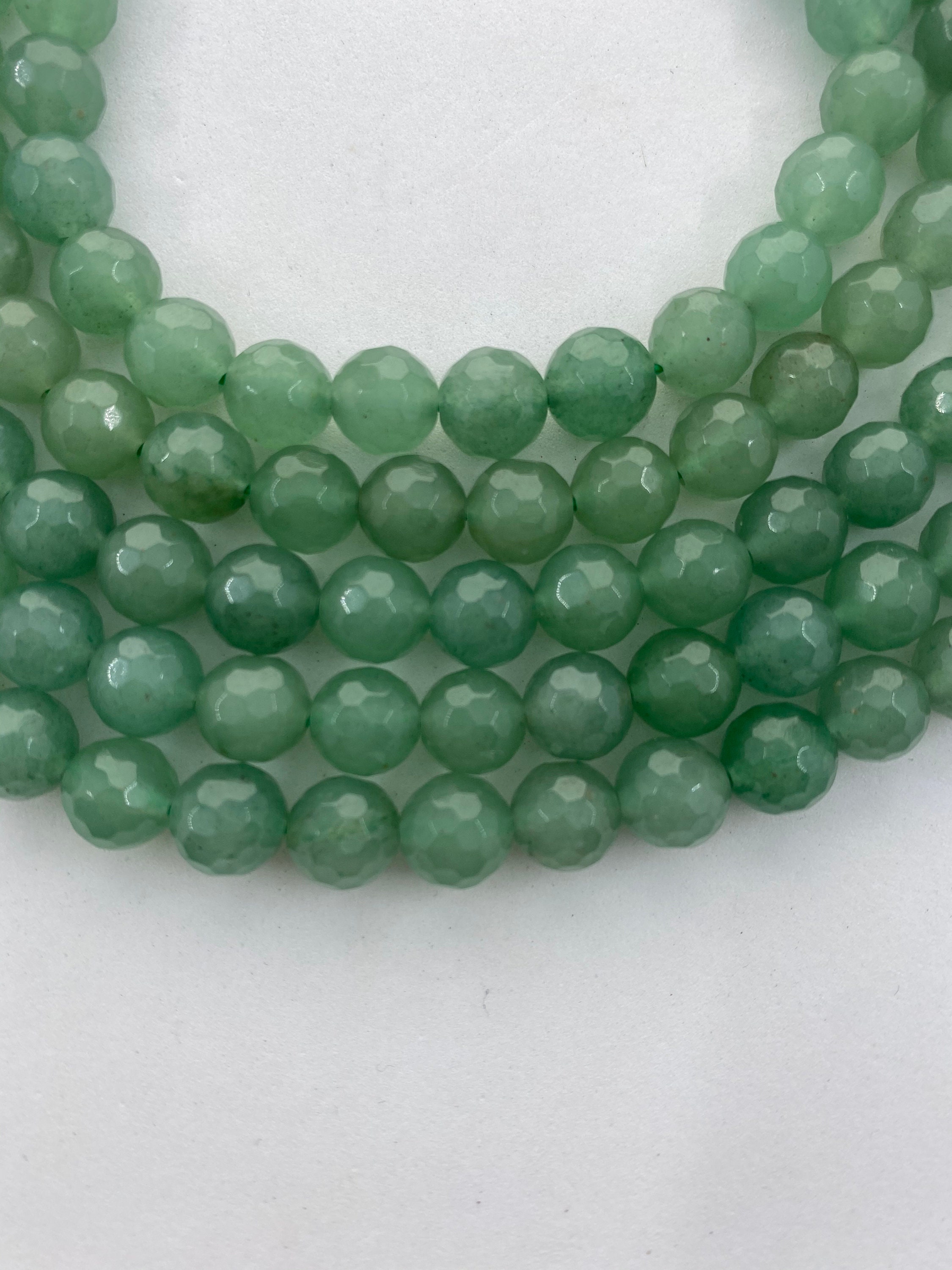  Chengmu 99Pcs 8mm Green Aventurine Beads for Jewelry