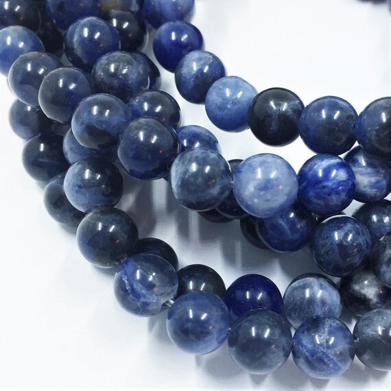 4mm 6mm 8mm 10mm Gemstone Round Beads blue Grade A Natural Sodalite Jasper