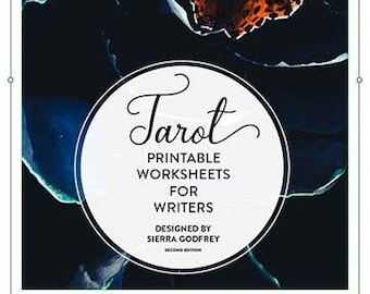 Tarot Worksheets for Writers - Tarot spreads, digital worksheets, writer spreads