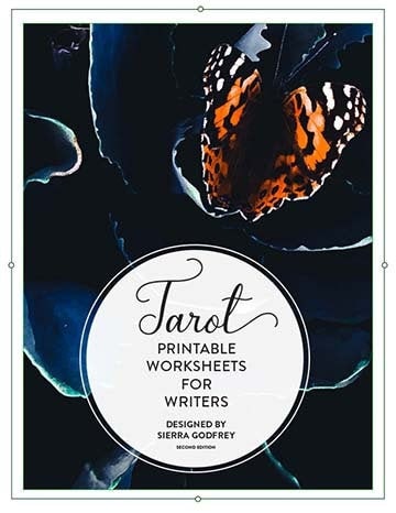 Tarot Worksheets for Writers - Tarot spreads, digital worksheets, writer spreads
