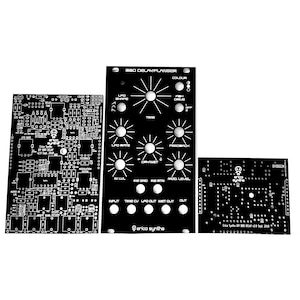 Erica Synths BBD Delay/Flanger PCBs & Panel - Analog Synth DIY Eurorack