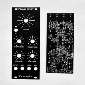 Erica Synths Polivoks VCF PCB, Panel, and Rare ICs - Analog Eurorack Module Voltage Controlled Filter US